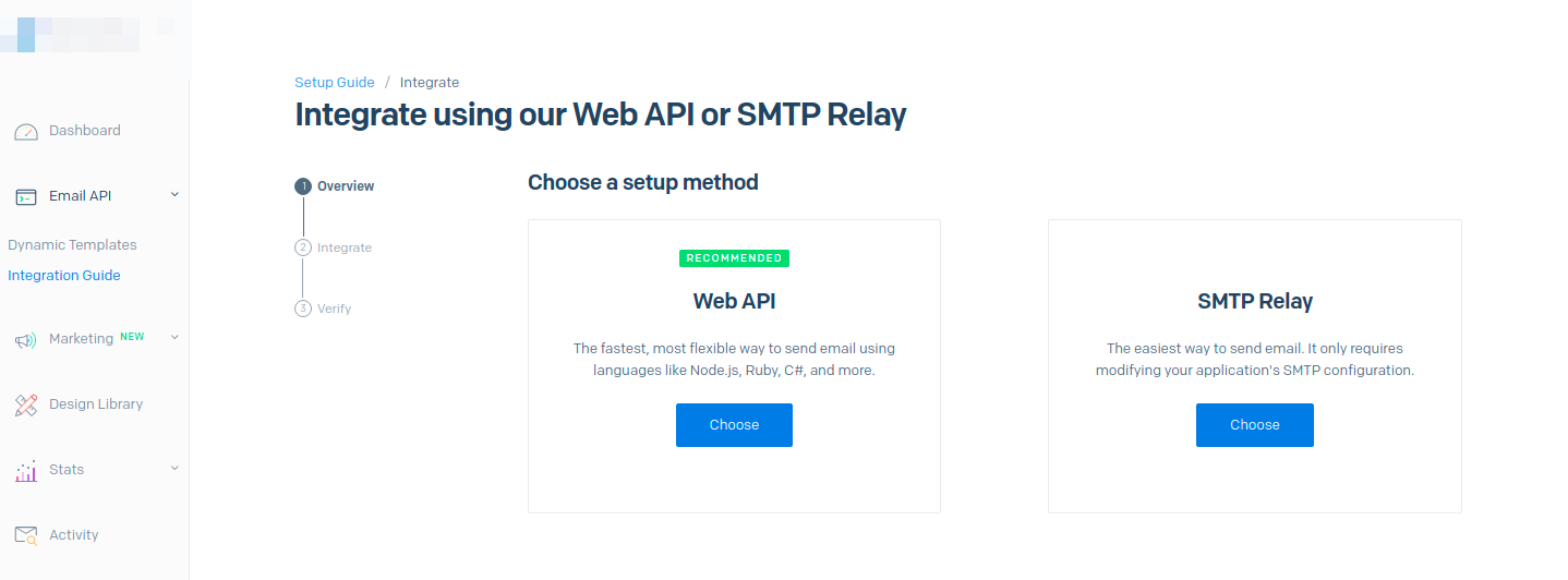 APIキーの利用方法の選択