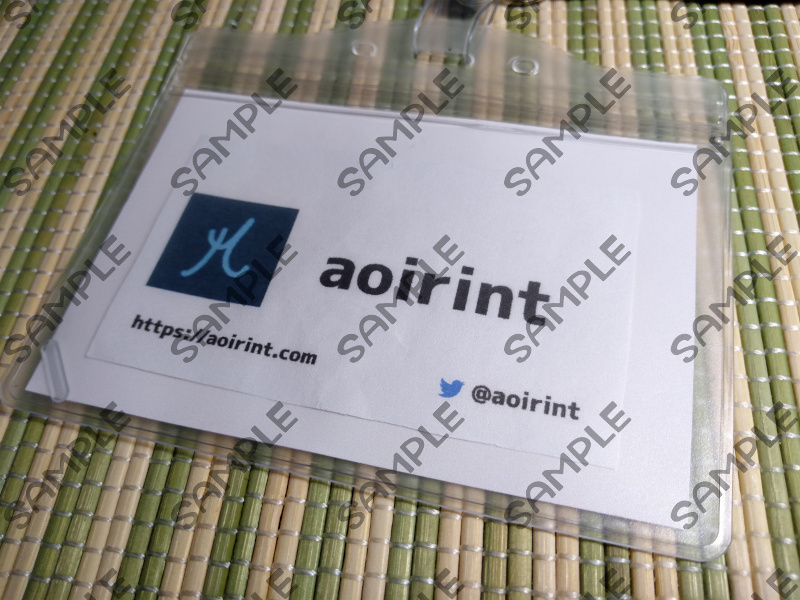 ボイボ寮祭 名刺 aoirint